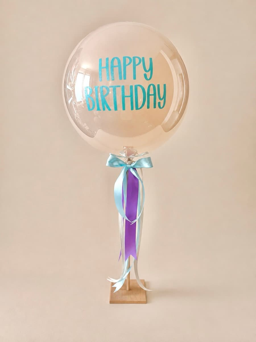 Globo Burbuja Con Globo Latex